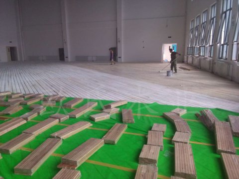 歐氏運動地板材質介紹之歐松板