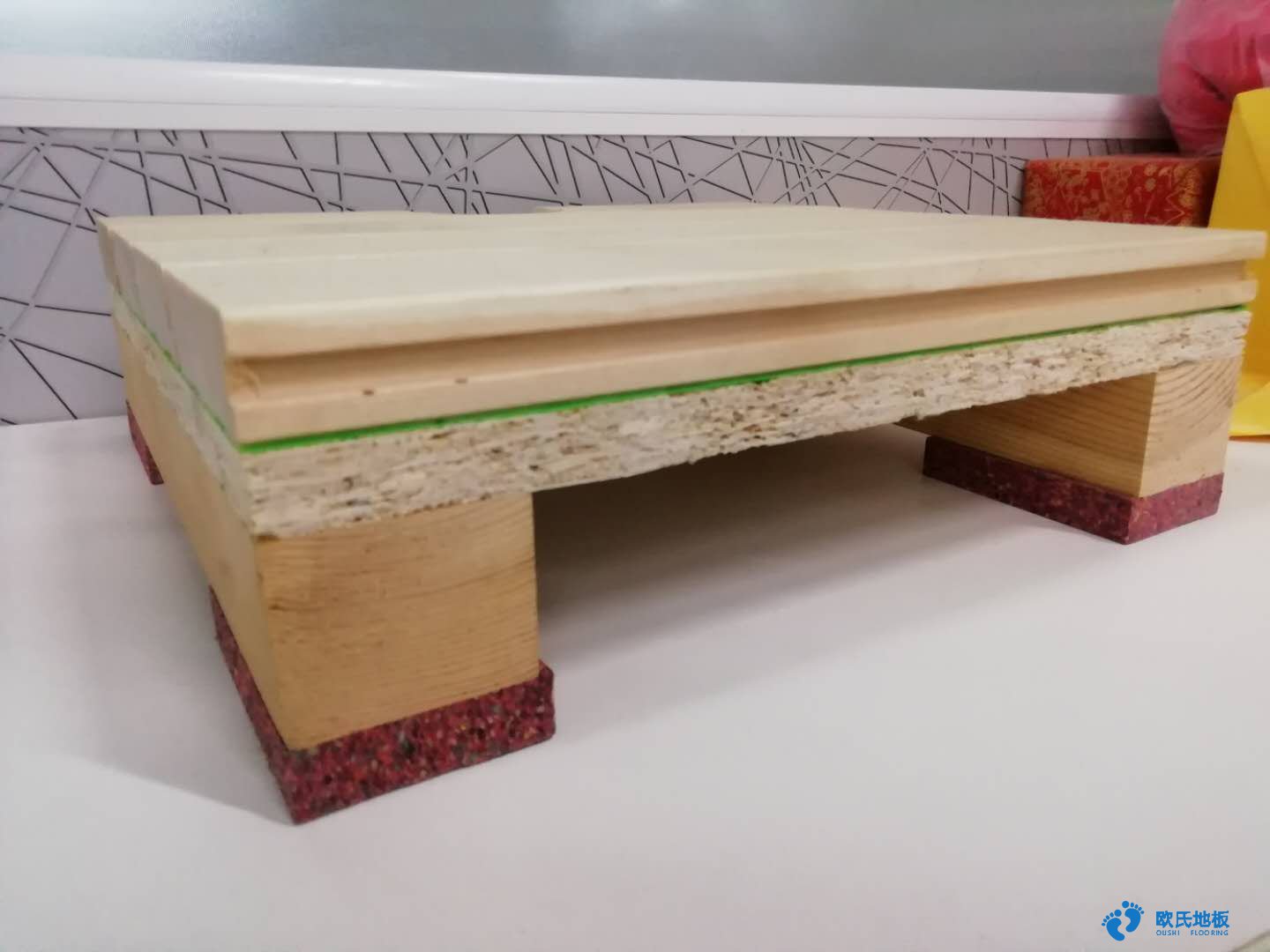 籃球場運(yùn)動木地板安裝結(jié)構(gòu)-楊柏林