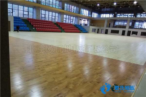 學(xué)?；@球場木地板輔設(shè)