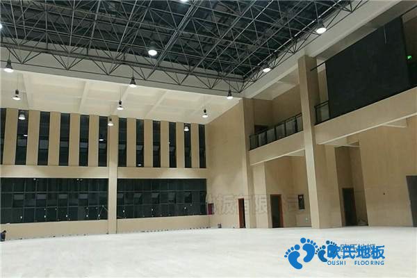 學(xué)?；@球場(chǎng)地木地板沖擊測(cè)試