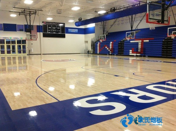 學(xué)校籃球場館木地板灰分含量
