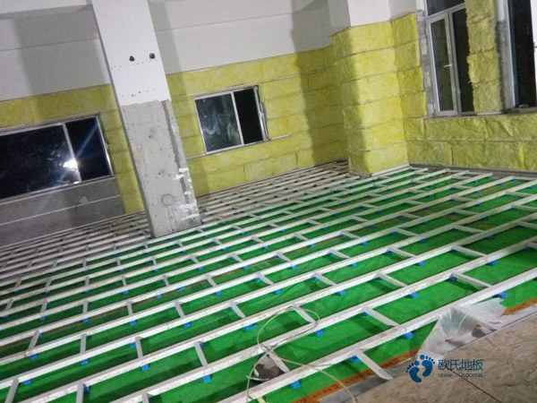 較好的體育運(yùn)動木地板構(gòu)造層次