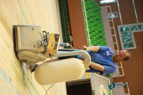 國(guó)產(chǎn)運(yùn)動(dòng)場(chǎng)地木地板施工流程