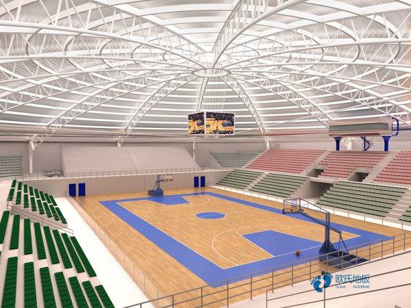 實(shí)木籃球場館木地板價(jià)格便宜2